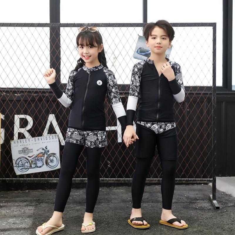 Parent-Child Quick-Dry UV Protection Snorkeling Swimsuit - Long Sleeve & Pants