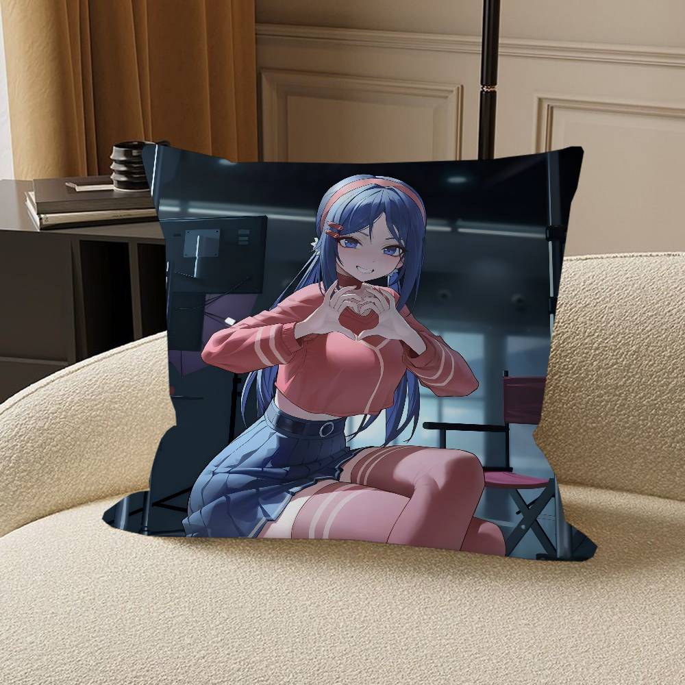 Cute M-MiSide MitaS Game Pillow Anime Pillow Sofa Bed Head Pillow Cover Cushion Cover 45x45 Cm Fashion