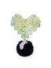 Swingset Puffy Heart Beads Ring (Forest)
