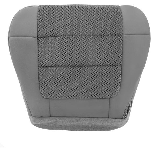 

Driver Side Bottom Replacement Cloth Seat Cover Gray Compatible with Ford F150 XLT 2001 2002 2003