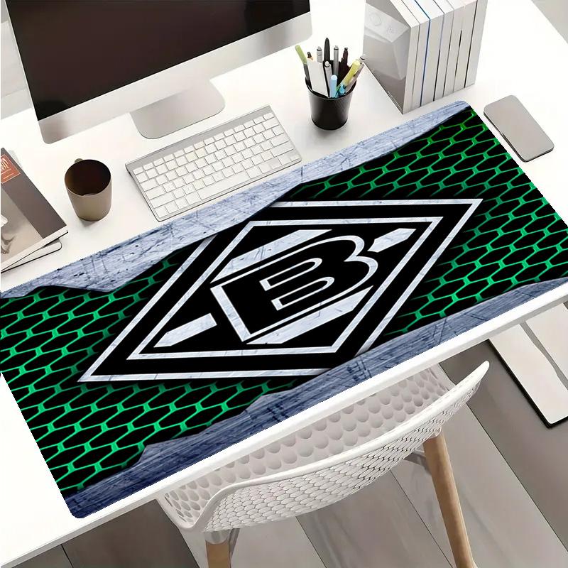 Borussia Mönchengladbach LOGO Mouse Pad - Non-Slip Rubber Base, Smooth Surface for Work,Gaming,Office,And Home Use, Desk Mouse Pad