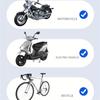 Držák mobilního telefonu na motorku a kolo Vhodný pro většinu mobilních telefonů