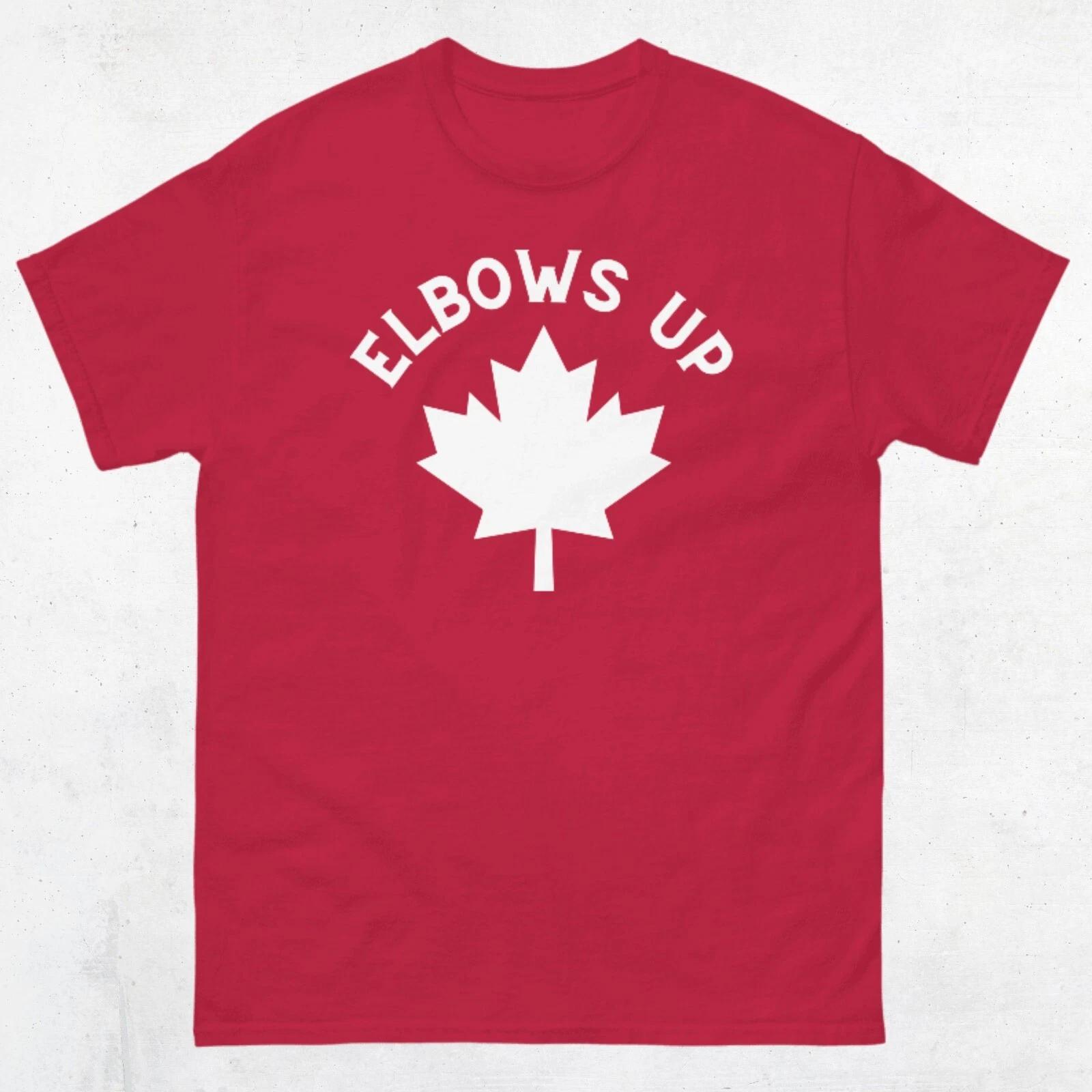

Elbows Up T-Shirt (Pro-Canada / /Canadian) S