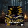 Baltimore Logo Art Blanket Flannel Throw for Sofa, Travel, Camping, Livingroom, Office, Chair and Bed Soft and Warm Holiday Gifts