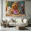 Cartoon cat and dog Pattern Home Decor Tapestry, Wall Hanging, Decorative RV Wall Cloth.MGT0918341