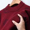 Pull à col rond épais en pure laine pour homme Hengyuanxiang