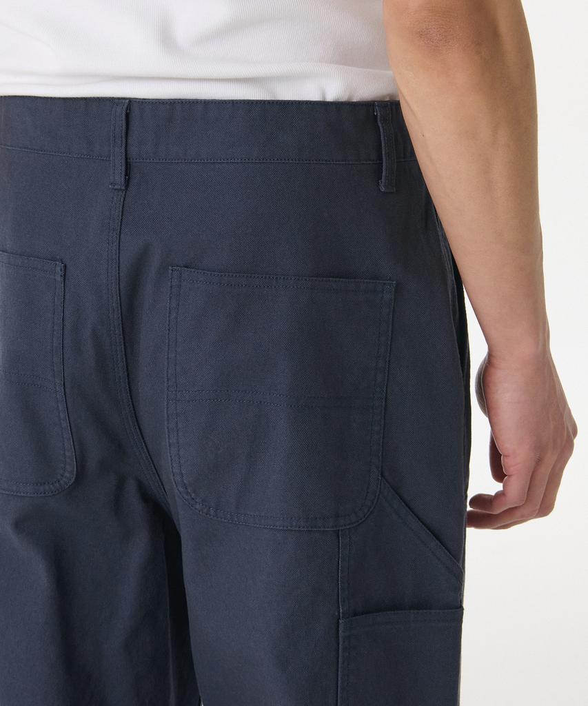 MUSINSA STANDARD Canvas Wide Double Knee Carpenter Pants [Iron Grey]
