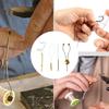 Fly Tying Tool Comfortable Grip Handle Bobbin Threader Fishing Knotter Fishing Lures Making Bodkin Knots Finishers