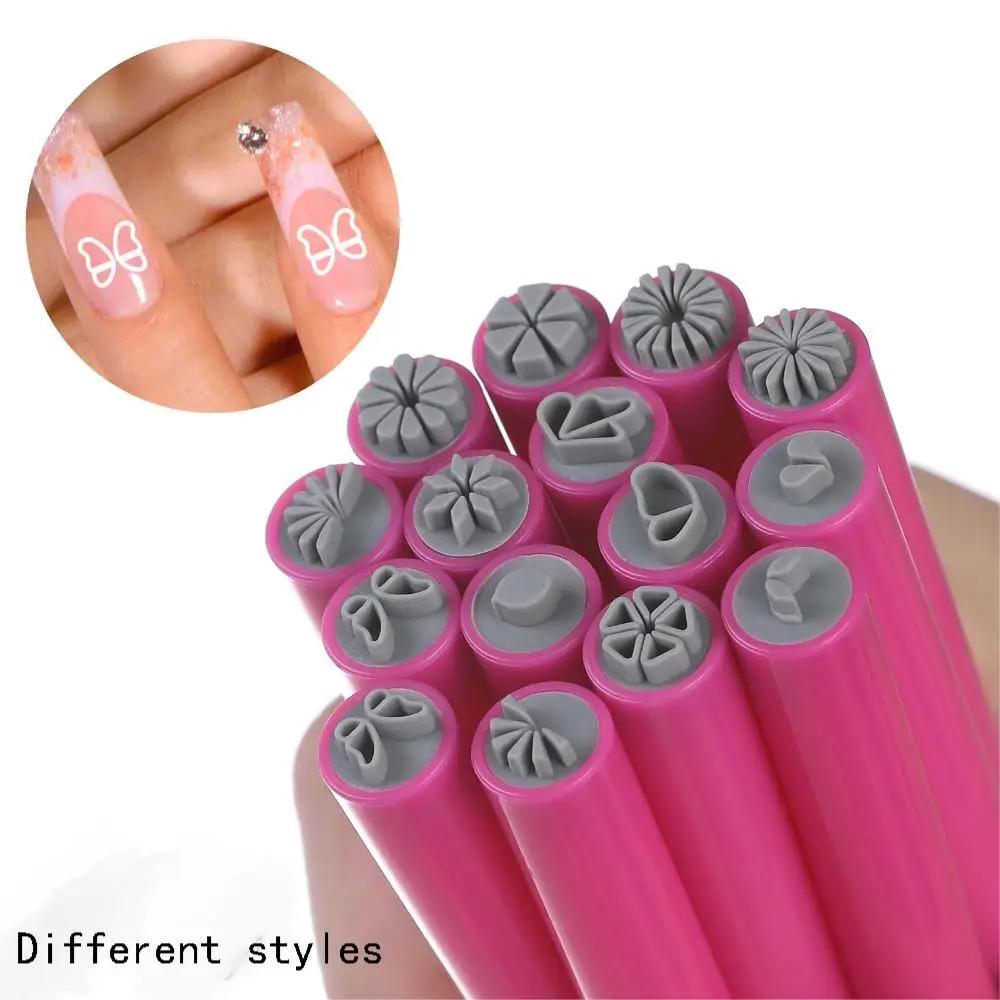 4/610/15PCS Nail Art Dotting Brush Nail Art Stamp Pen Set Flower Painting Drawing Durable Nail Graffiti Pen Manicure Tools