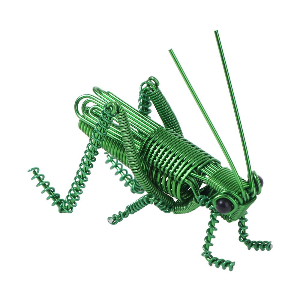 Lightweight Simulation Insect Statue Handmade Ornaments Metal Wire Mantis Model  Living Room