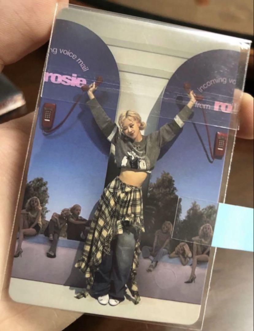 

[Б/У] BLACKPINK Rosé Rosie Nakayama Поп-ап Торговая карточка B