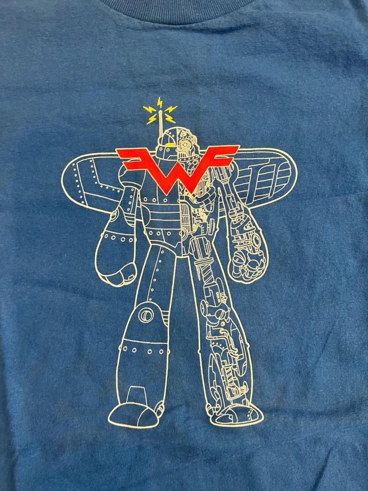 Винтажная футболка 2000-х годов TENNESSEE RIVER WEEZER Robot Mecha концертный тур футболка FR318 Унисекс футболка S
