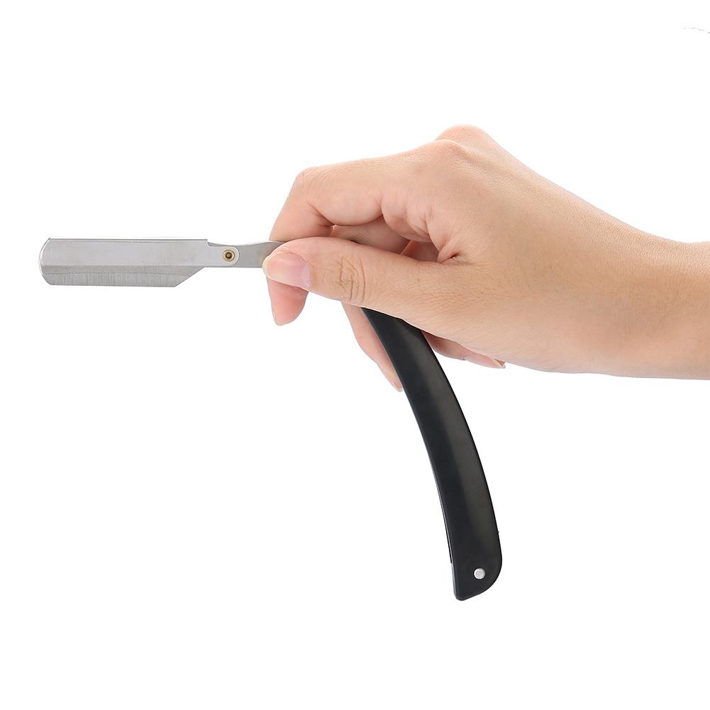 Barber Straight Blade Razor Stainless Steel Salon Folding Shaving Hair Cutting Clipper