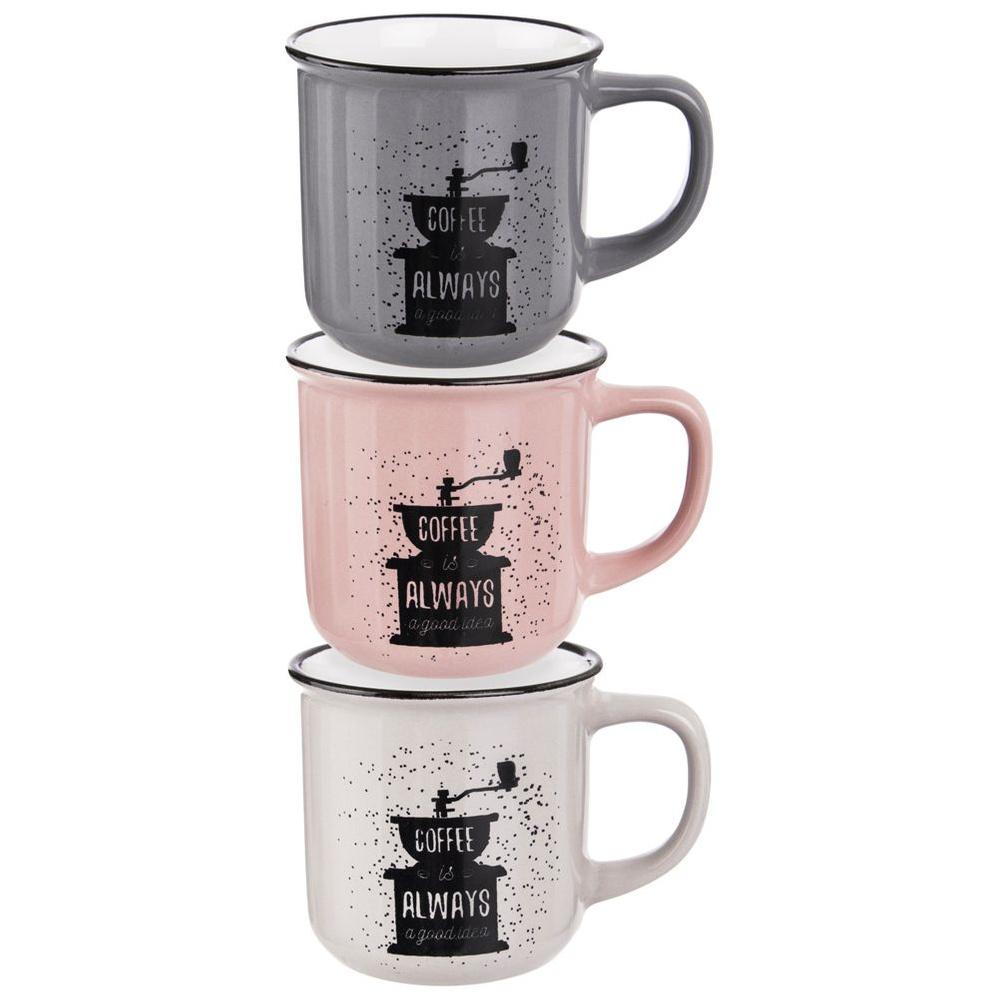 Ceramic Coffee Mug 370 Ml 3 Pcs.