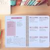 Undated Weekly Planner A5 Weekly Goals Spiral Binding Notebook Planner Agenda Record Daily Plans To Achieve Future Goals