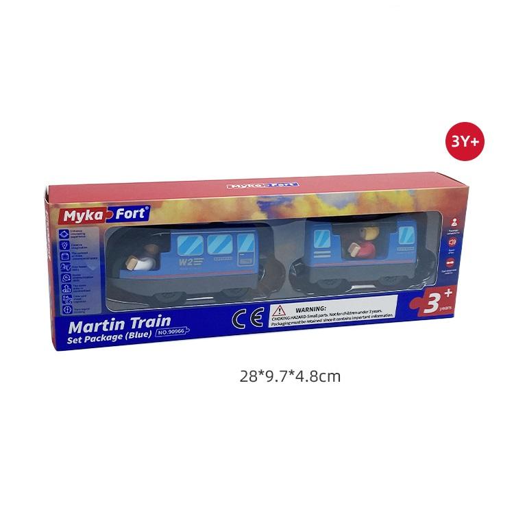 Small Train Fitting Universal Wooden Track Electric Track Toy Children's Educational Assembled Toy Train