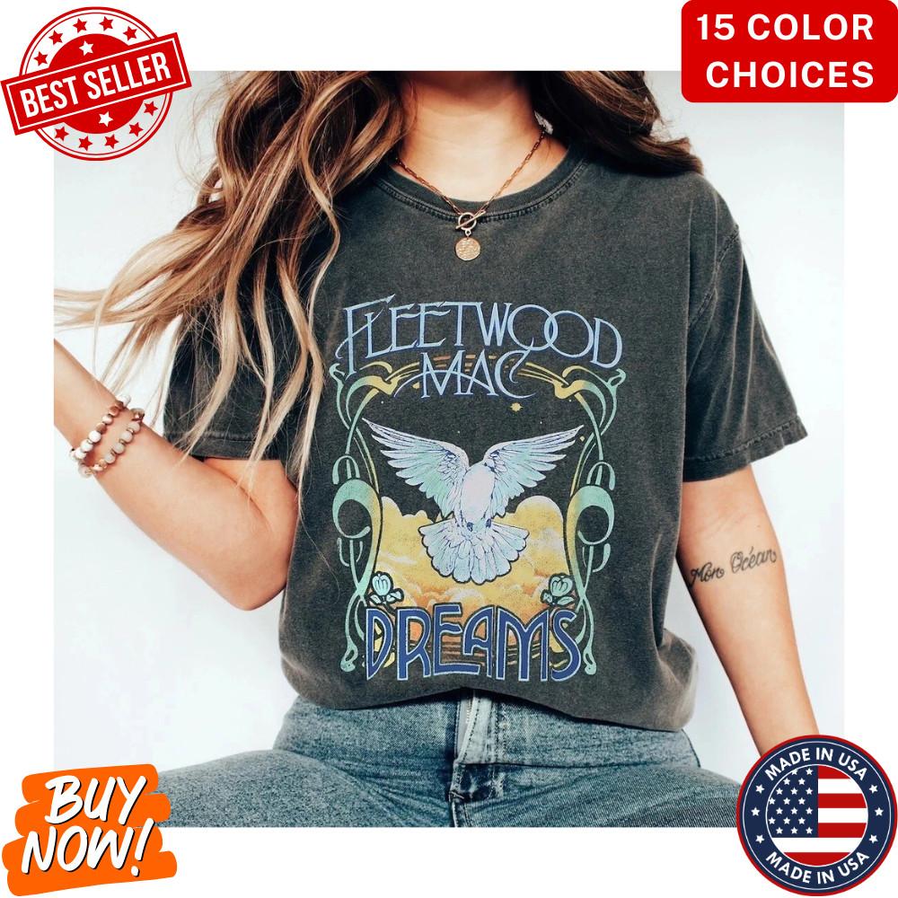 

Fleetwood Mac Inspired T-Shirt, Stevie Nicks Tribute Rock & Roll Band Tee S-5XL Unisex T-Shirt M