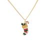Claus Merry Christmas Clavicle Necklace Women Pendant Necklace Snowman Choker Christmas Necklace
