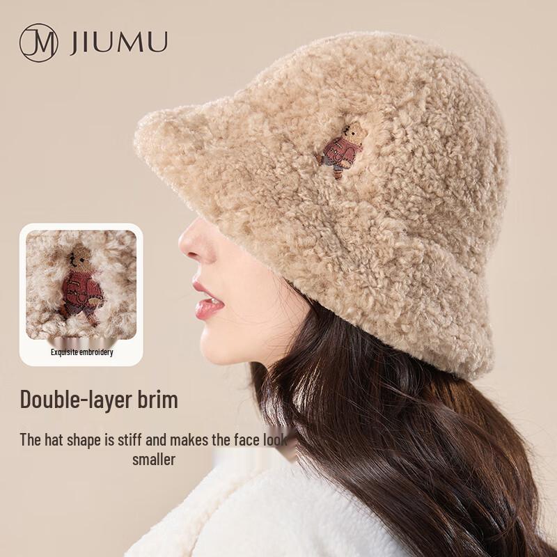 Женская зимняя плюшевая панама JIUMU One Size