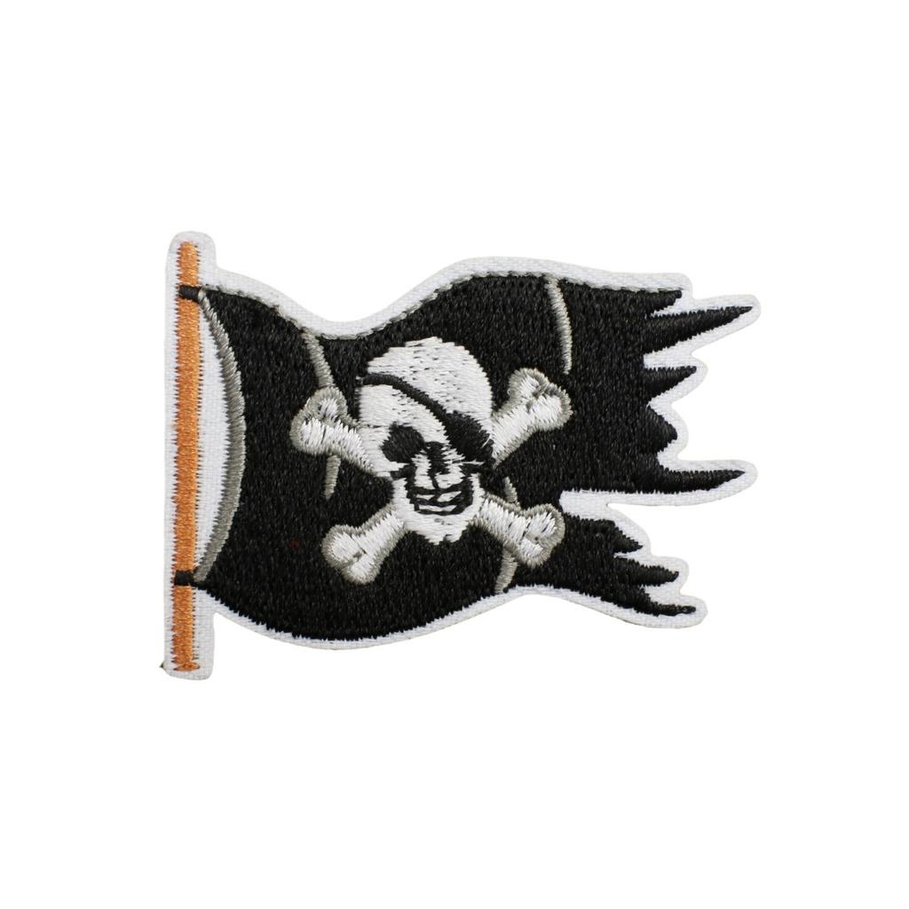 Pirate Embroidery Cloth Sticker Treasure Map Computer Embroidery Label Children'S Team Decoration Pirate Ship Octopus Patch Patch