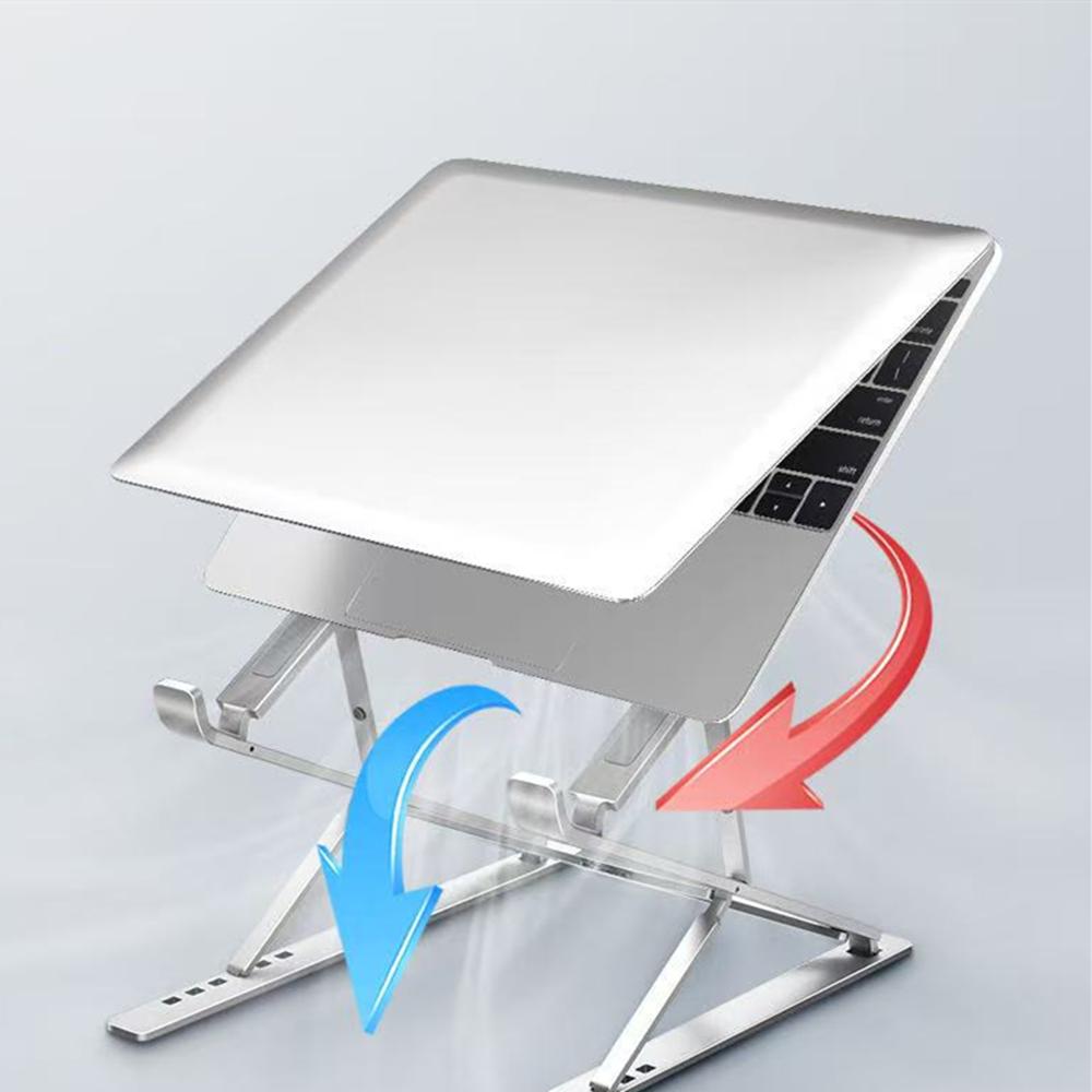 Laptop Stand For Macbook Folding Adjustable Aluminum Computer Pc Tablet Stand Notebook Tablelaptop Holder Heat Dissipation