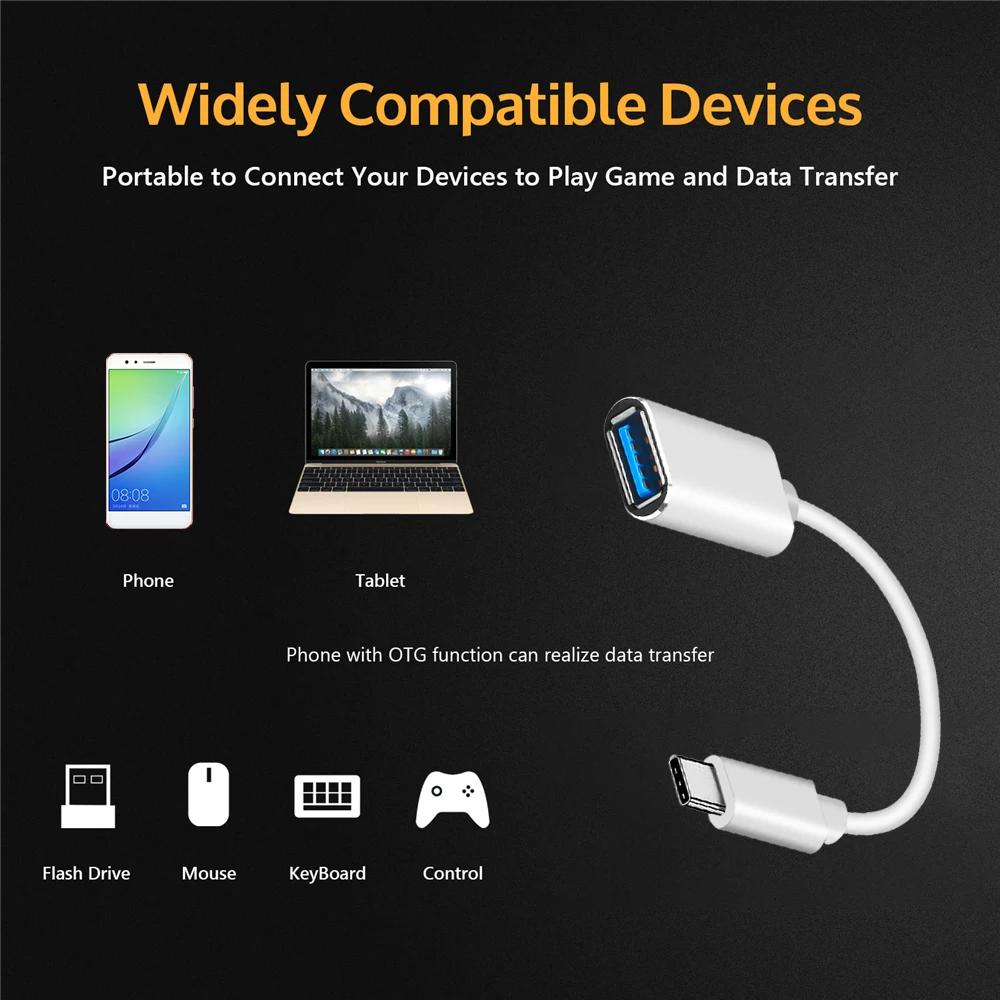 USB C To USB Adapter OTG Cable USB Type C Male To USB 2.0 Female Cable Adapter for MacBook Pro Samsung Type-C Adapter for Xiaomi