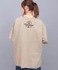 Titicaca Acid Wash Short Crew Vintage Free OSJBD157 Cut-Off T-Shirt, Women's, Sleeve, Neck, Style, Size, Beige,