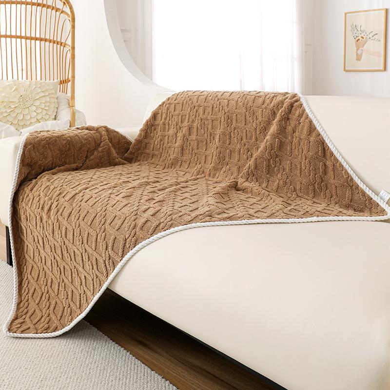 

Waterproof Double-Sided Pet Blanket for Autumn/Winter - Warm Dog/Cat Mat S/70x50cm хаки