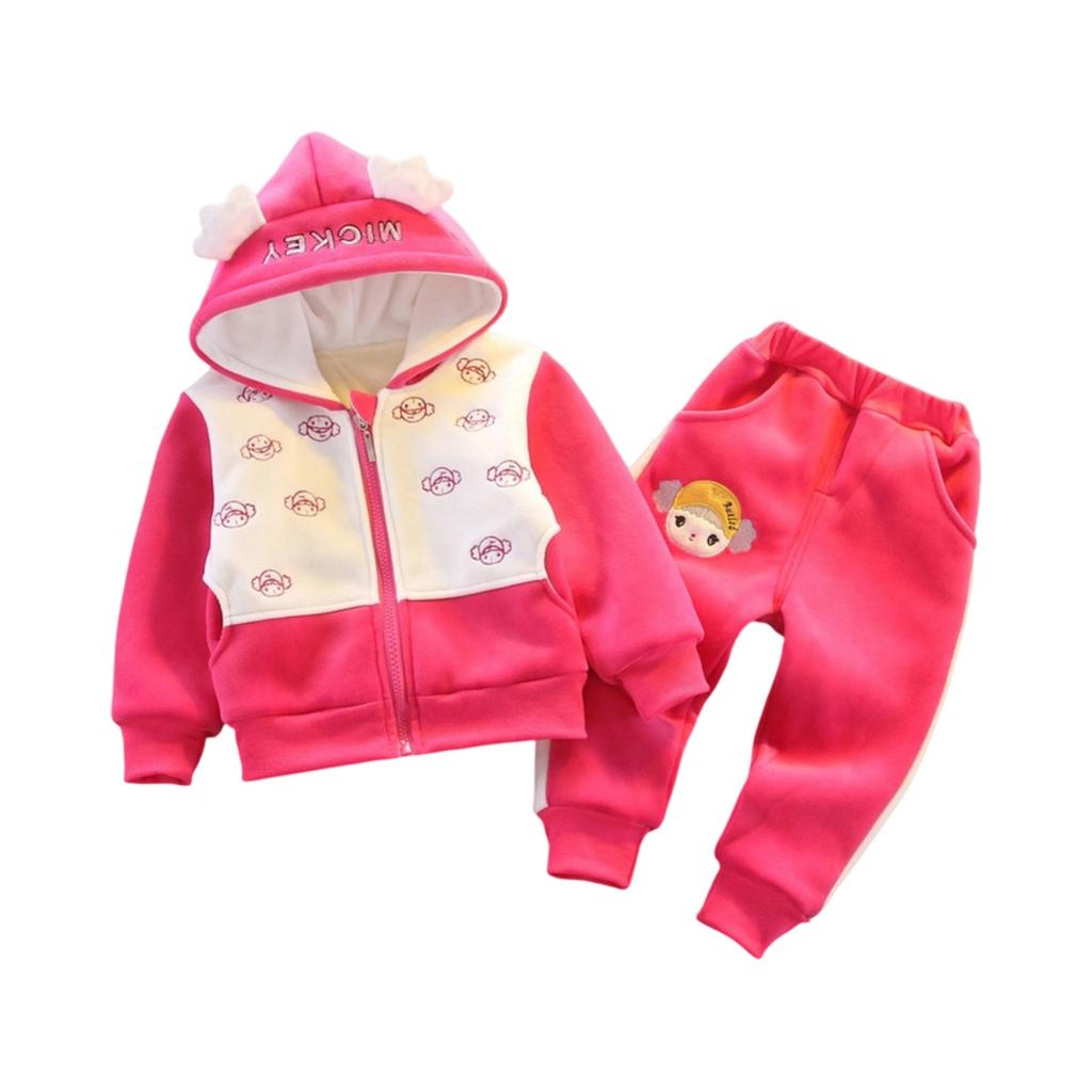 Kids Casual Long-Sleeve Set, Comfortable Daily Wear Outfits