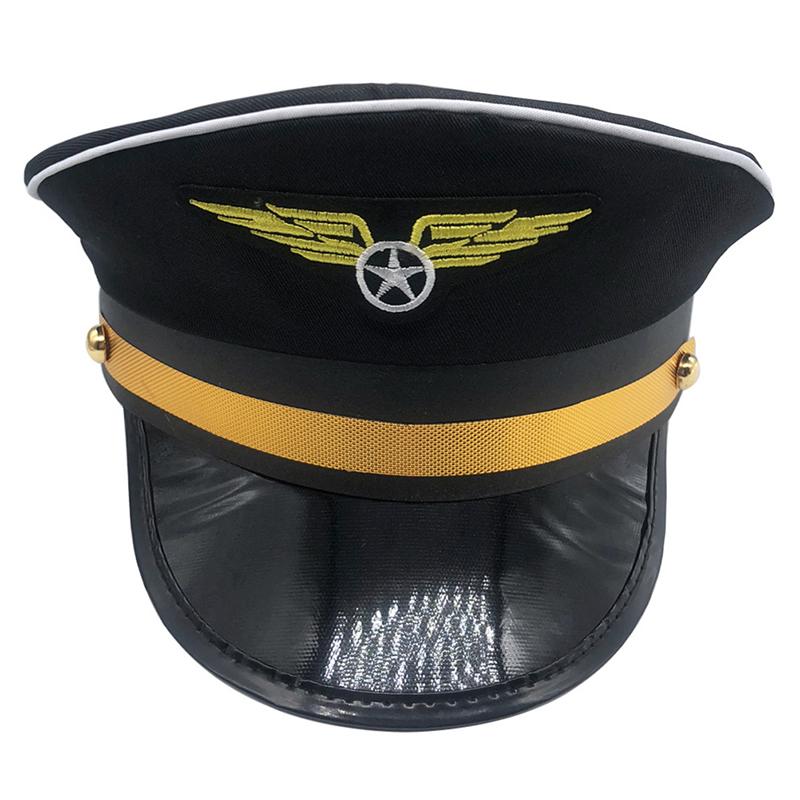Cap Captain Hats Navy Party Costume Police Sailors Caps Captains Flight Hat
