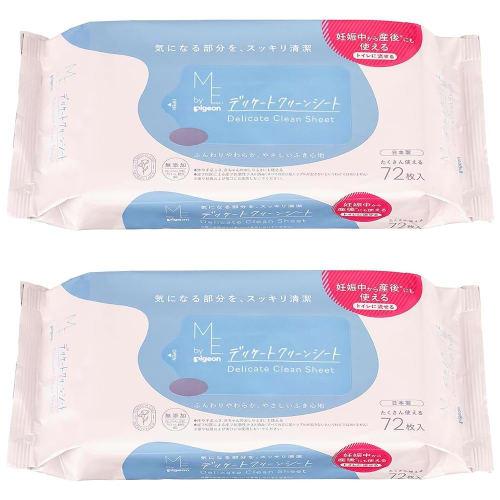 

[Bulk Purchase] Pigeon ME. by Pigeon Delicate Clean Sheets, 72 Sheets, Set of 2