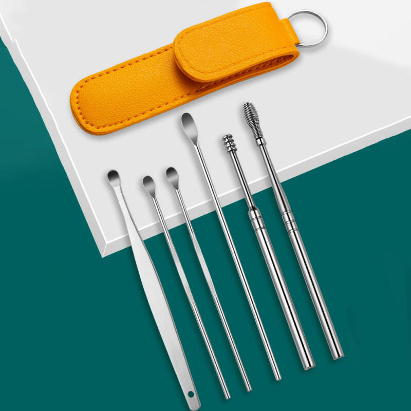 Spring Earpick, Earpick, Earpick 6-piece set Yellow