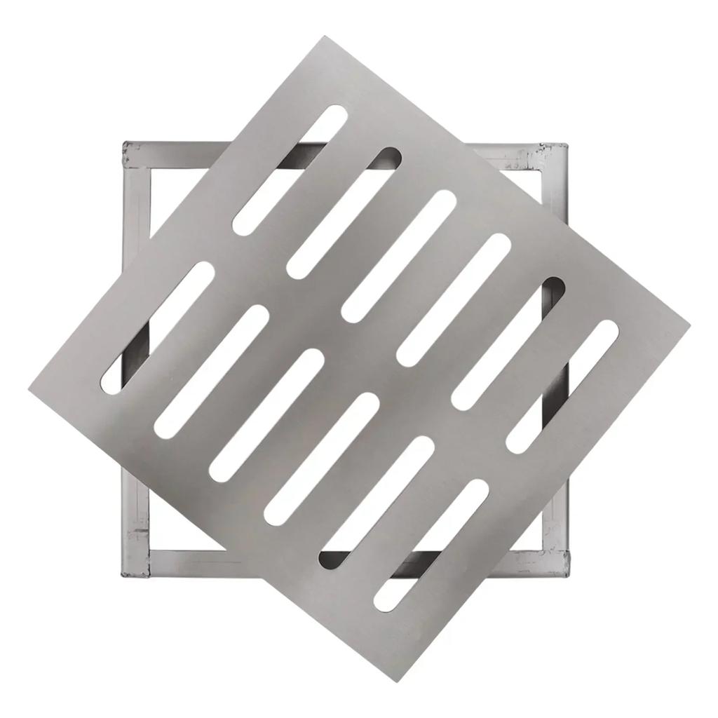 Heavy Duty 201 Stainless Steel Floor Drain Cover Double Row Hole Design for Rapid Drainage and Clogging Prevention
