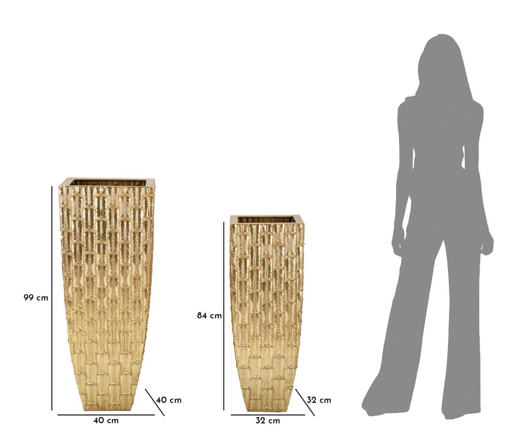 Vase Holder Gliss Set 2 Pcs Cm 40X40X99-32X32X84