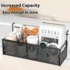 1Pcs New Iron Bedside Hanging Basket Punch-Free Hanging Bed Storage Rack Space Saving Bedside Shelf For Dormitory Home