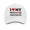 I Love My Psycic Girlfriend Funny Baseball Cap Summer Men Outdoor Sunshade Hat Valentine Day Couple Gift Golf Hats Casquette