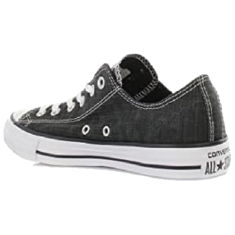 Converse All Star Comfortable Lightweight Low Top Canvas Shoes Women Sneakers Gray Black 151202C