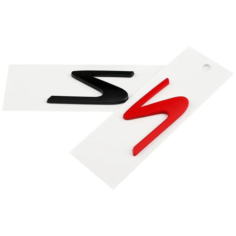 Auto ABS S Logo Kofferraum Karosserie Badge Emblem Aufkleber für M-aserat-i Modena L-evant-e Q-uattroport-e G-hibl-i Granturismo Trofeo