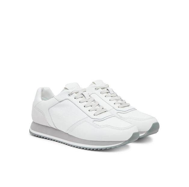 Men's Sneakers Calvin Klein Low Top Lace Up Lth Mono Hm0hm01807 Grey