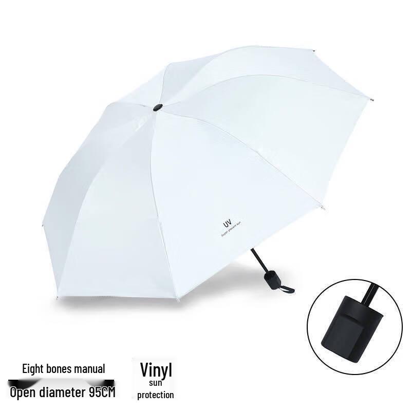 Sanhe Black Glue UV Sun Protection Umbrella