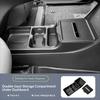 For Geely EX2 2025 2026 Car Double Layer Central Control Lower Storage Box Car Interior Organizer Modification