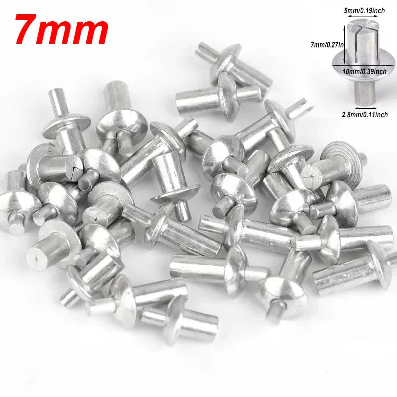 Aluminum Alloy Expansion Rivets Hammer Drive Expansion Rivet Knock Type Stainless Steel Rod Screws Nails Fasteners Hardware Tool