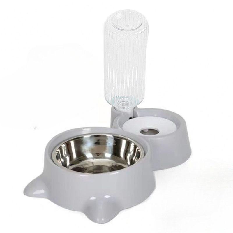 sotPet Water Dispenser for Cats and Dogs  Automatic Water Storage Pet Food Bowl Food Container with Waterer Pet Supplies