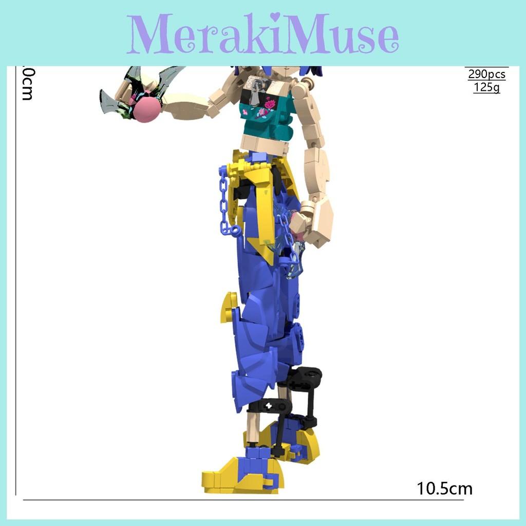 Kpop Demon Hunters Rumi Mira Zoey Anime Character Building Block Model Ornament