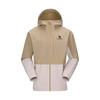 Camel (CAMEL) outdoor single-layer assault jacket for men and women, hard shell rainproof single flush travel jacket