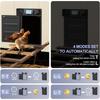 Automatic Chicken Coop Door Solar Powered, Pivot Chicken Door with Timer & Light Sensor, Anti-Pinch Automatic Chicken Door