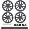Tesla Model 3 Wheel Hub Caps & Rim Protectors for 17-25 Versions, 18-inch