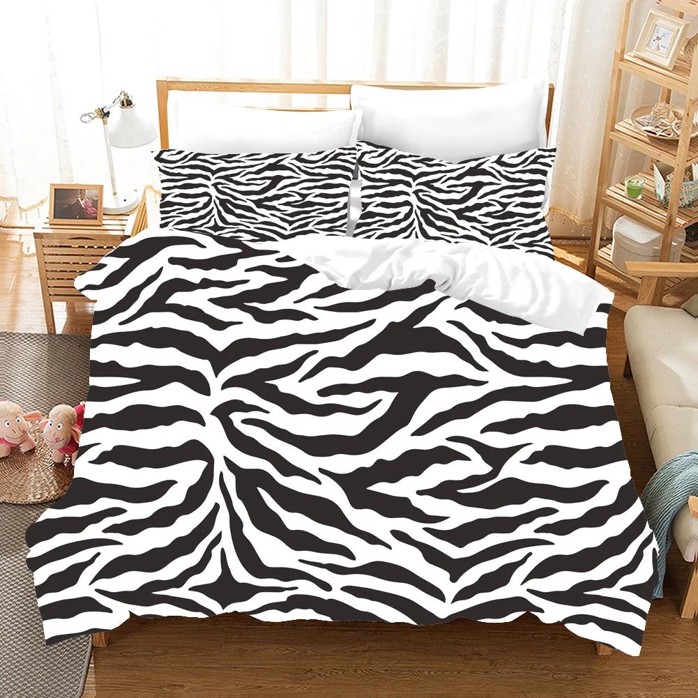 Gold Chain Leopard Leopard Print Comforter Cover King Size Women Cheetah Duvet Cover Set Home Hotel Room Soft Bedding Sets 3D