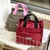 Simple Oxford Lunch Box Bag For Daily Work And School With Spacious Design And Durable Material
