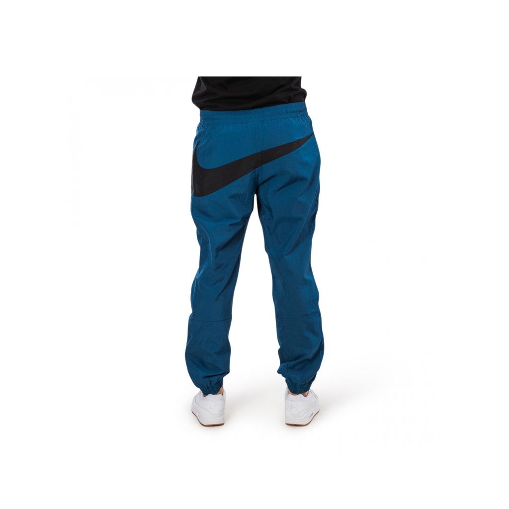 Nike Nsw Swoosh Woven Pants With Zip Pockets Men Bottoms Blue AJ2300-474